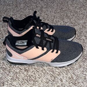 Nike Gray and Pink Training Shoes